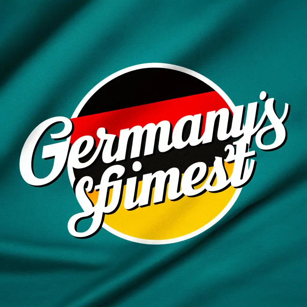 logo, flag of germany, with the text "GermanysFinest", typography, be used in Retail industry