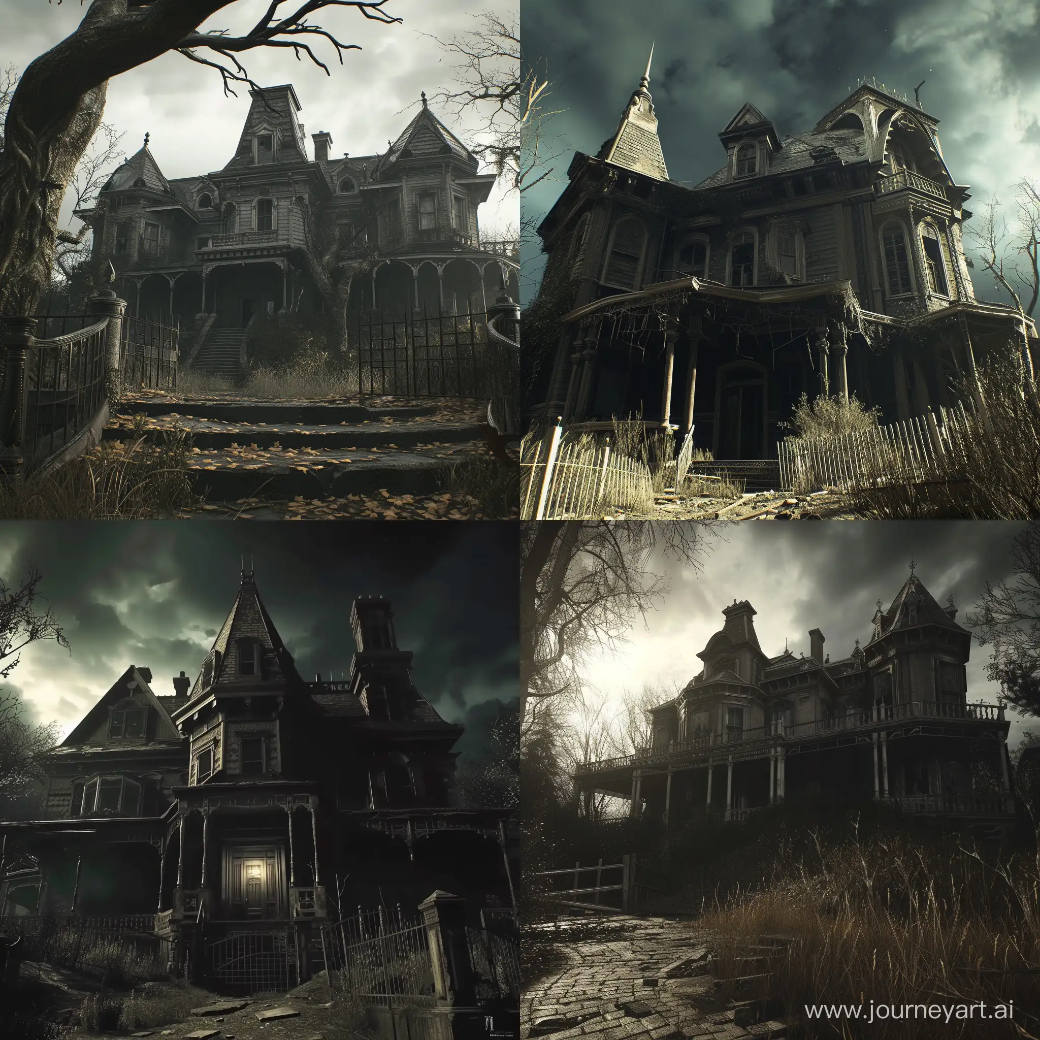 Spooky-Resident-Evil-7-Main-House-Art-Creepy-Virtual-Exploration