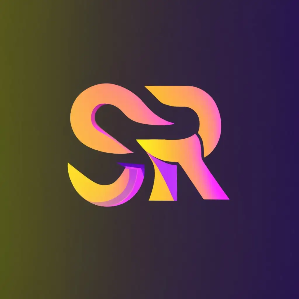 logo, COMBINE TEXT, with the text "SR", typography