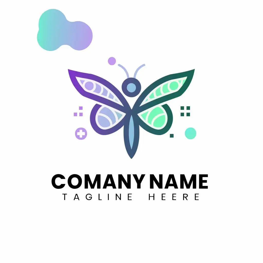 LOGO-Design-For-FrontEnd-Designers-Dynamic-Butterfly-and-UI-Integration-in-Tech-Industry