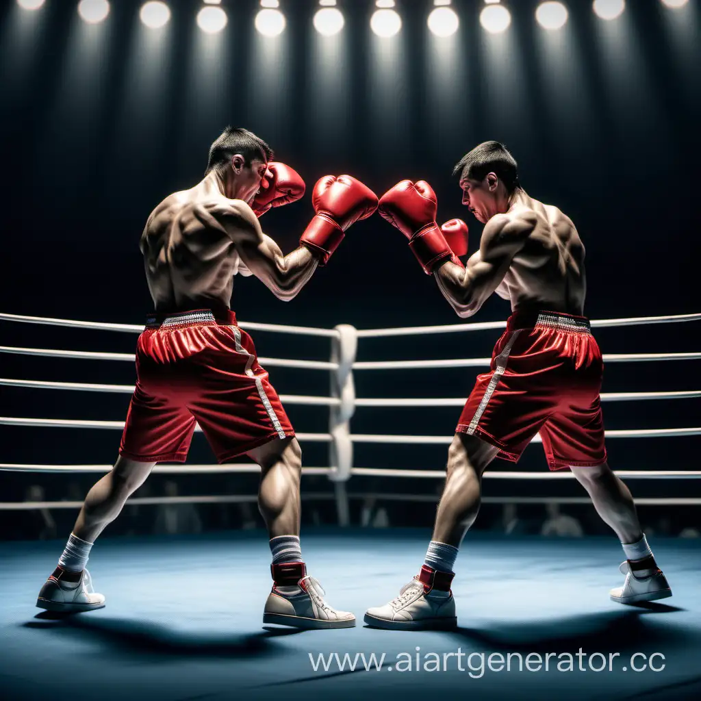Intense-Boxing-Match-Identical-Boxers-Clash-in-the-Ring