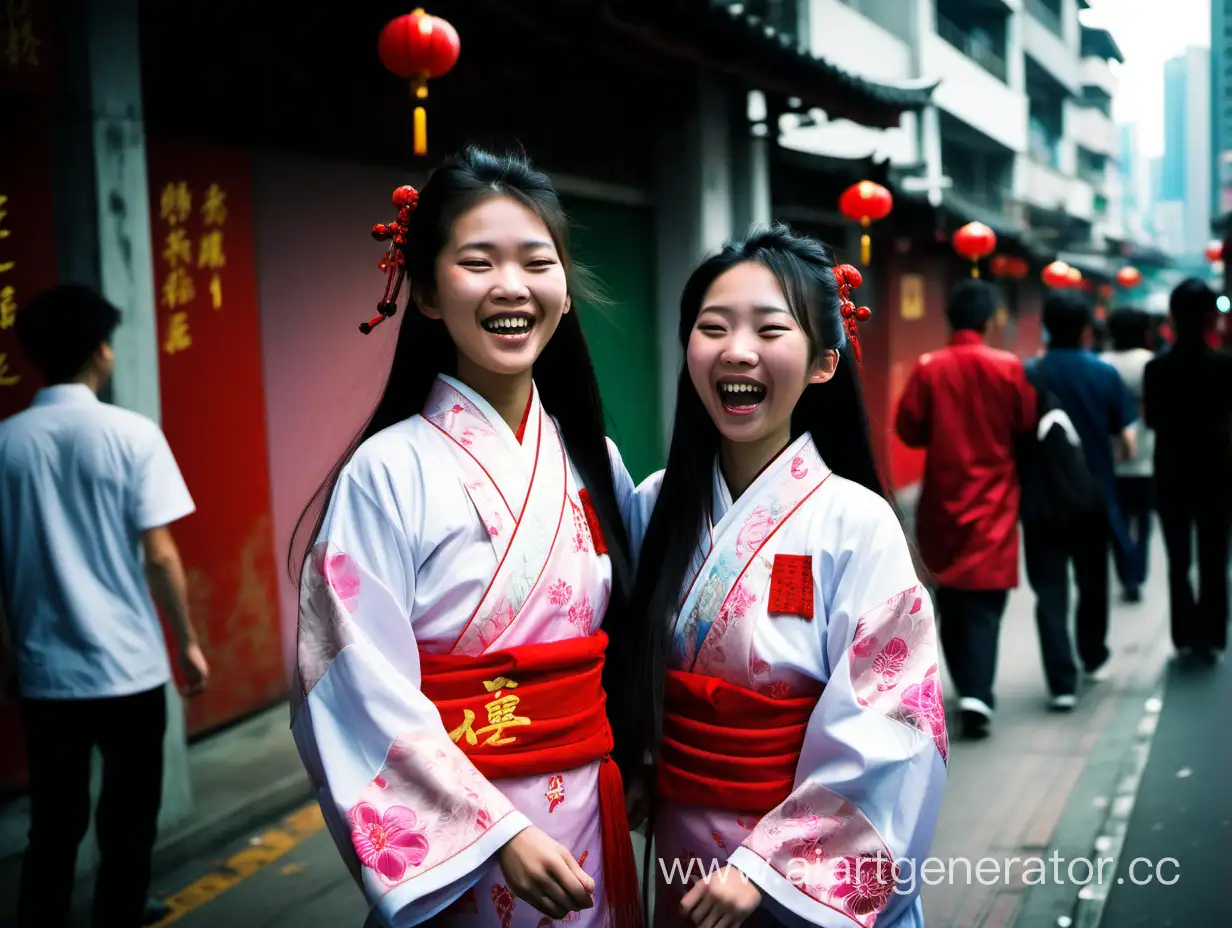 Joyful-Hong-Kong-Sisters-Celebrate-New-Year-in-Traditional-Chinese-Attire