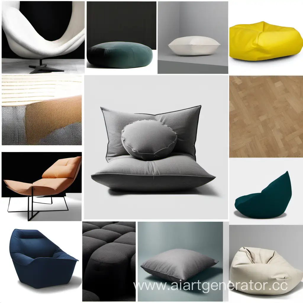 Creative-Moodboard-Benchmark-Beanbag-for-Inspired-Spaces