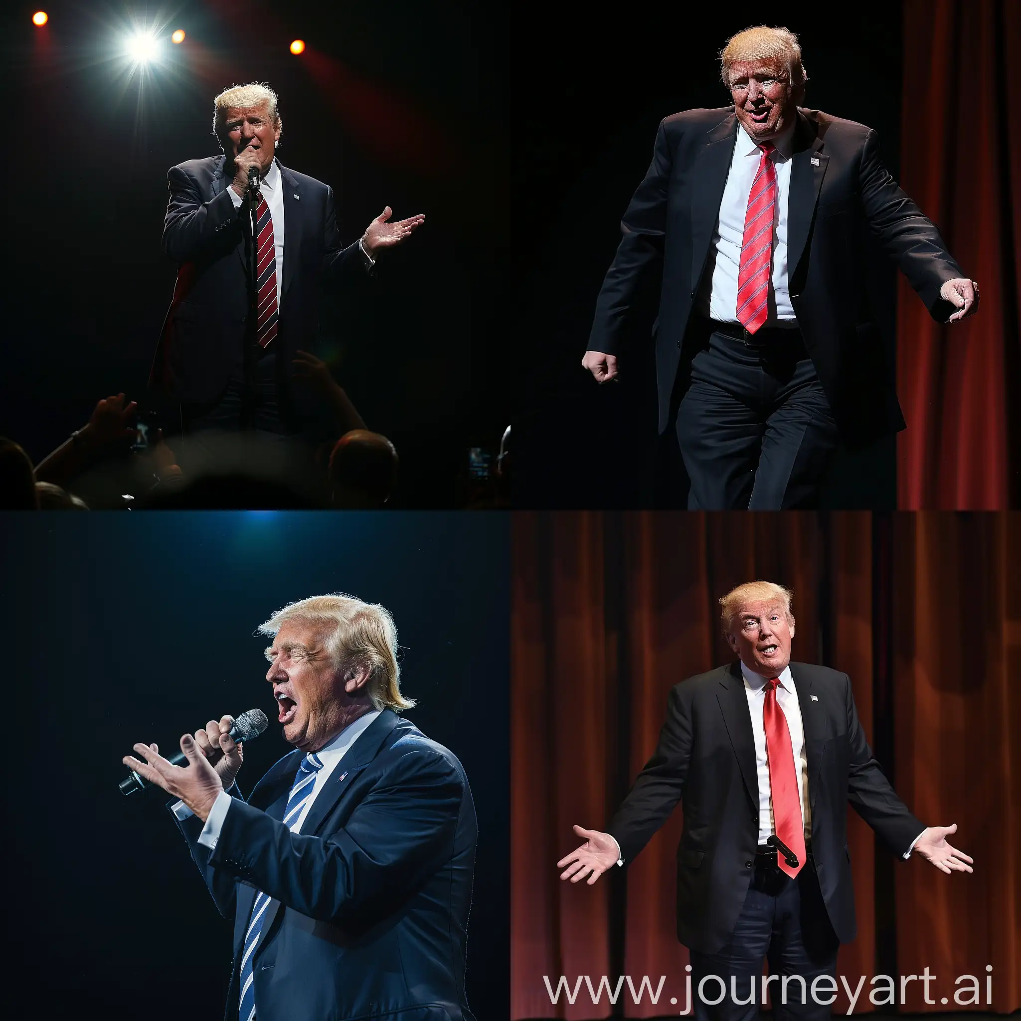 Image of Donald trump on stage