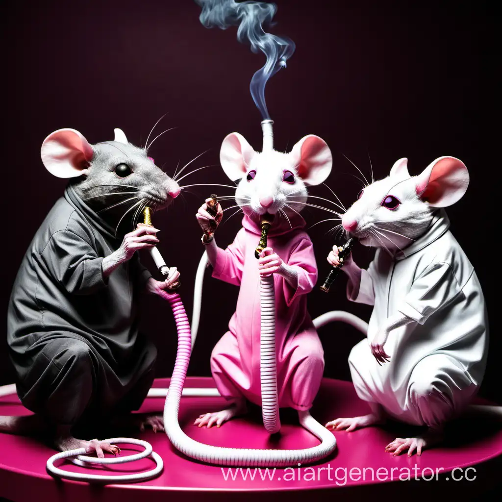 Colorful-Rats-Enjoying-a-Hookah-GetTogether