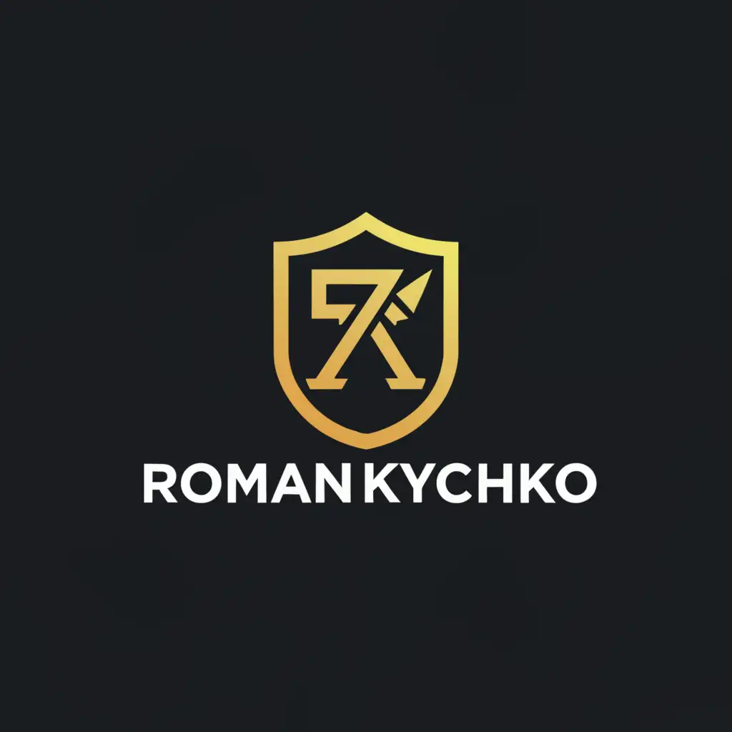 LOGO-Design-For-Roman-Kychko-Shield-and-Hammer-Symbol-for-Legal-Industry