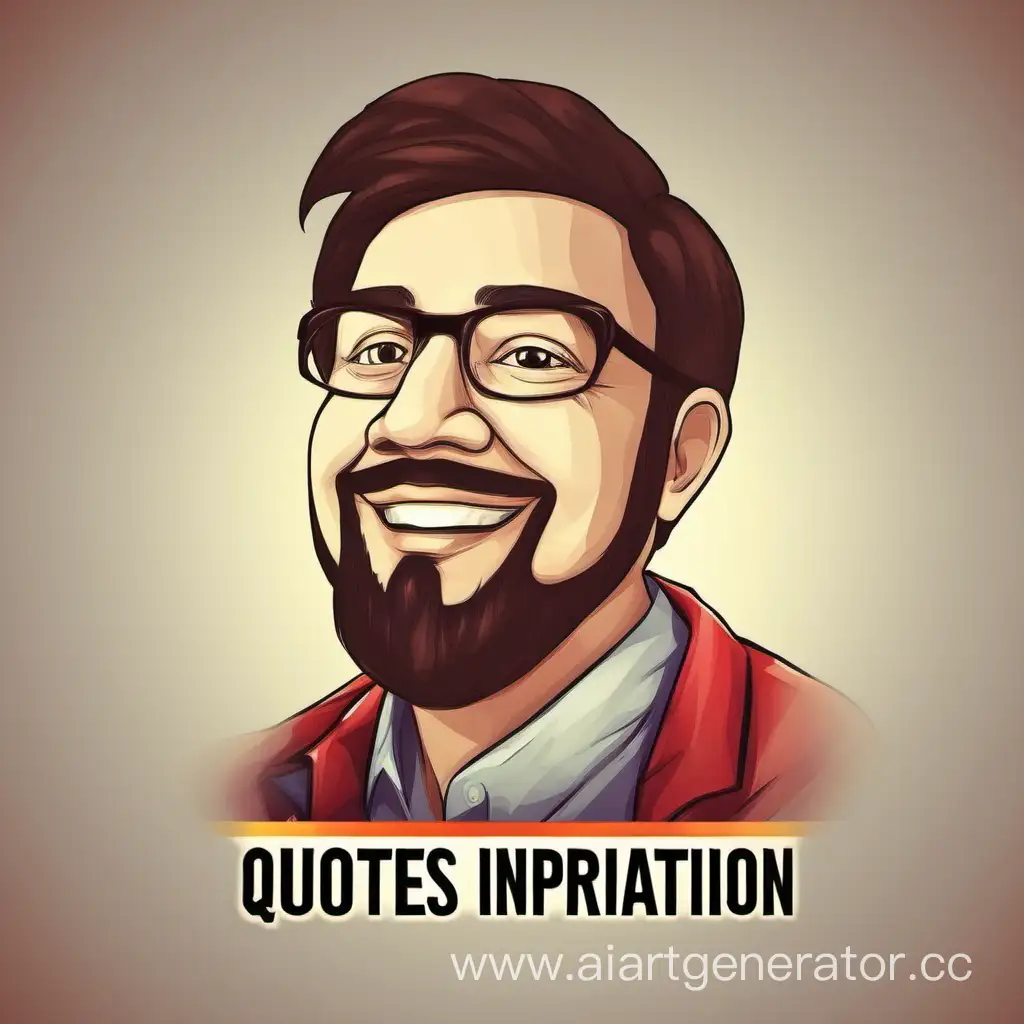 Создай картинку для аватарки на ютуб, где будет такое имя "QuotesForInspiration"