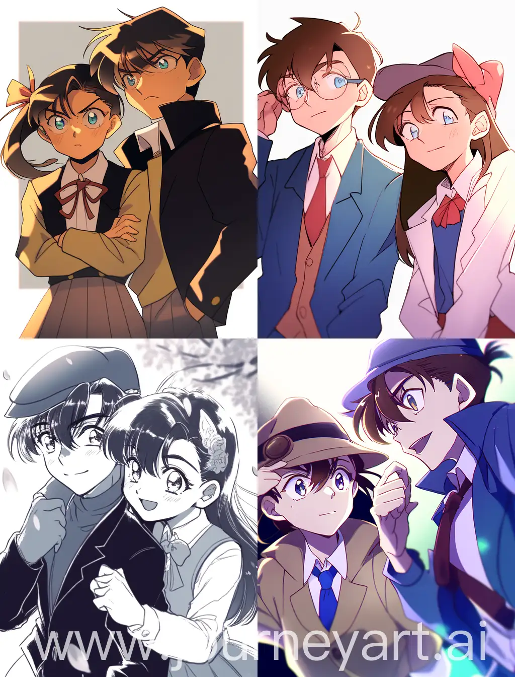 Cute-Couple-Detective-Conan-Style-Artwork