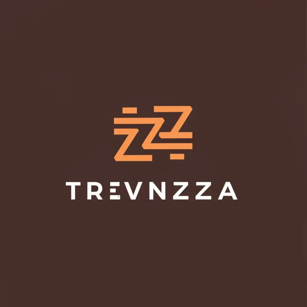 a logo design,with the text "Trevenzza", main symbol:Abstract,Minimalistic,be used in Entertainment industry,clear background