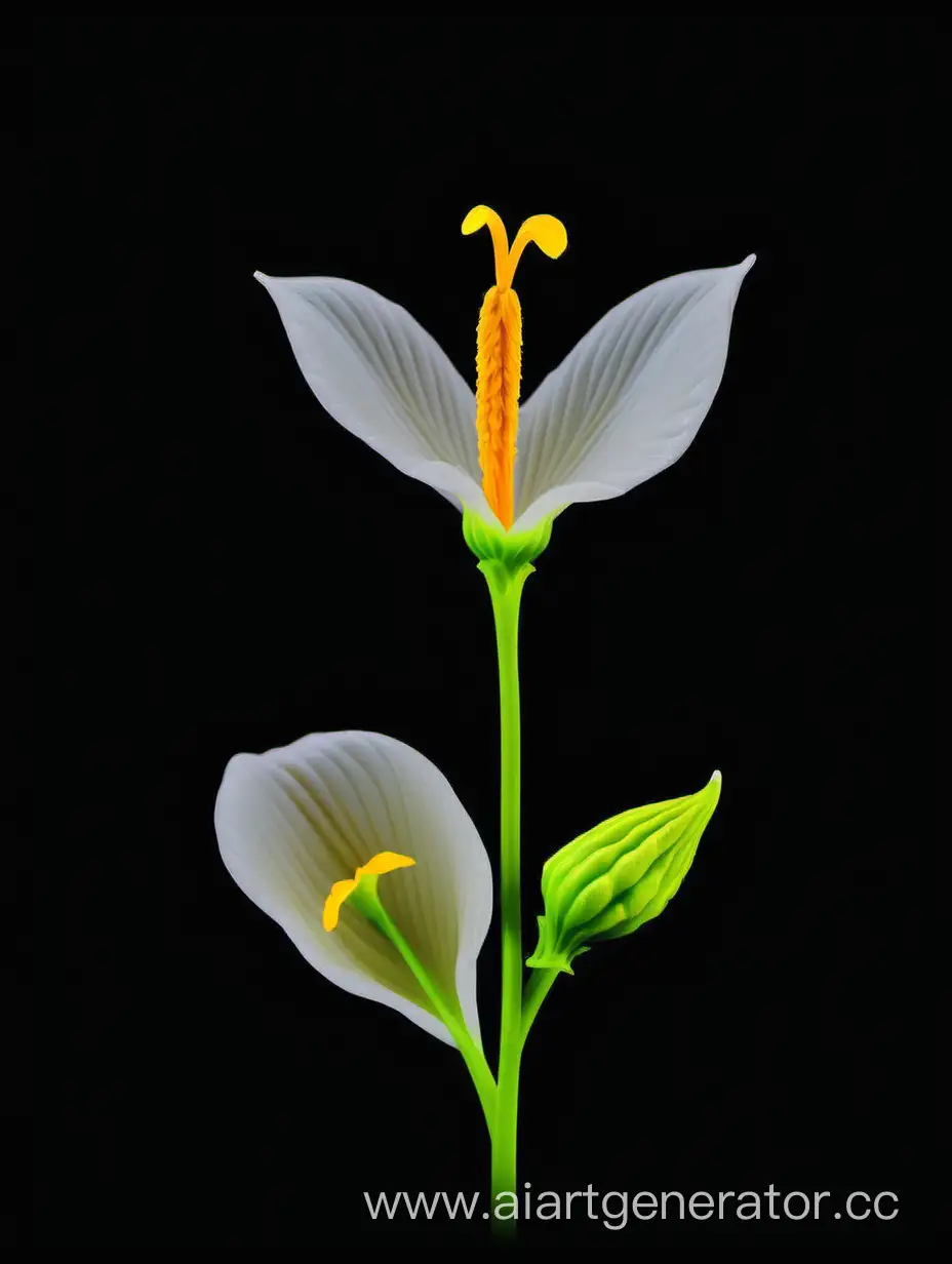 Amarnath-Flower-Blooming-on-Bold-Black-Background