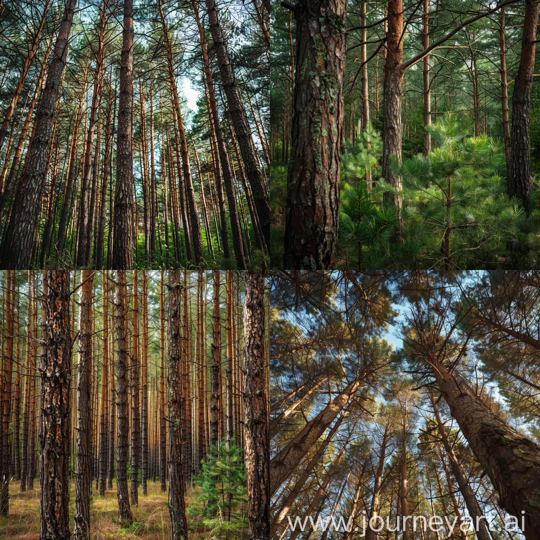 Beautiful pine forest 🌲
pine tree, summer, 4k, random angle, professional photo, real photo, high detail, iso2000,