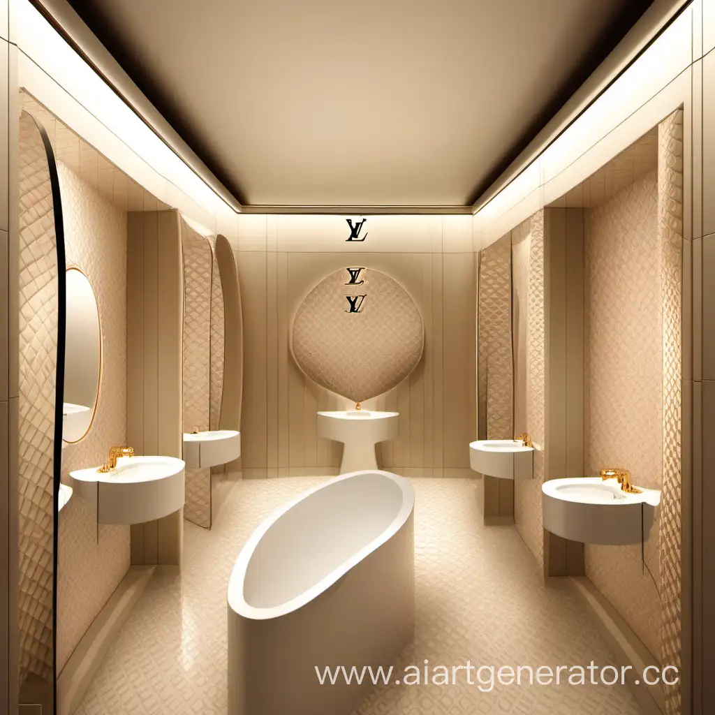 Luxurious-Louis-VuittonThemed-Restroom-with-Opulent-Design