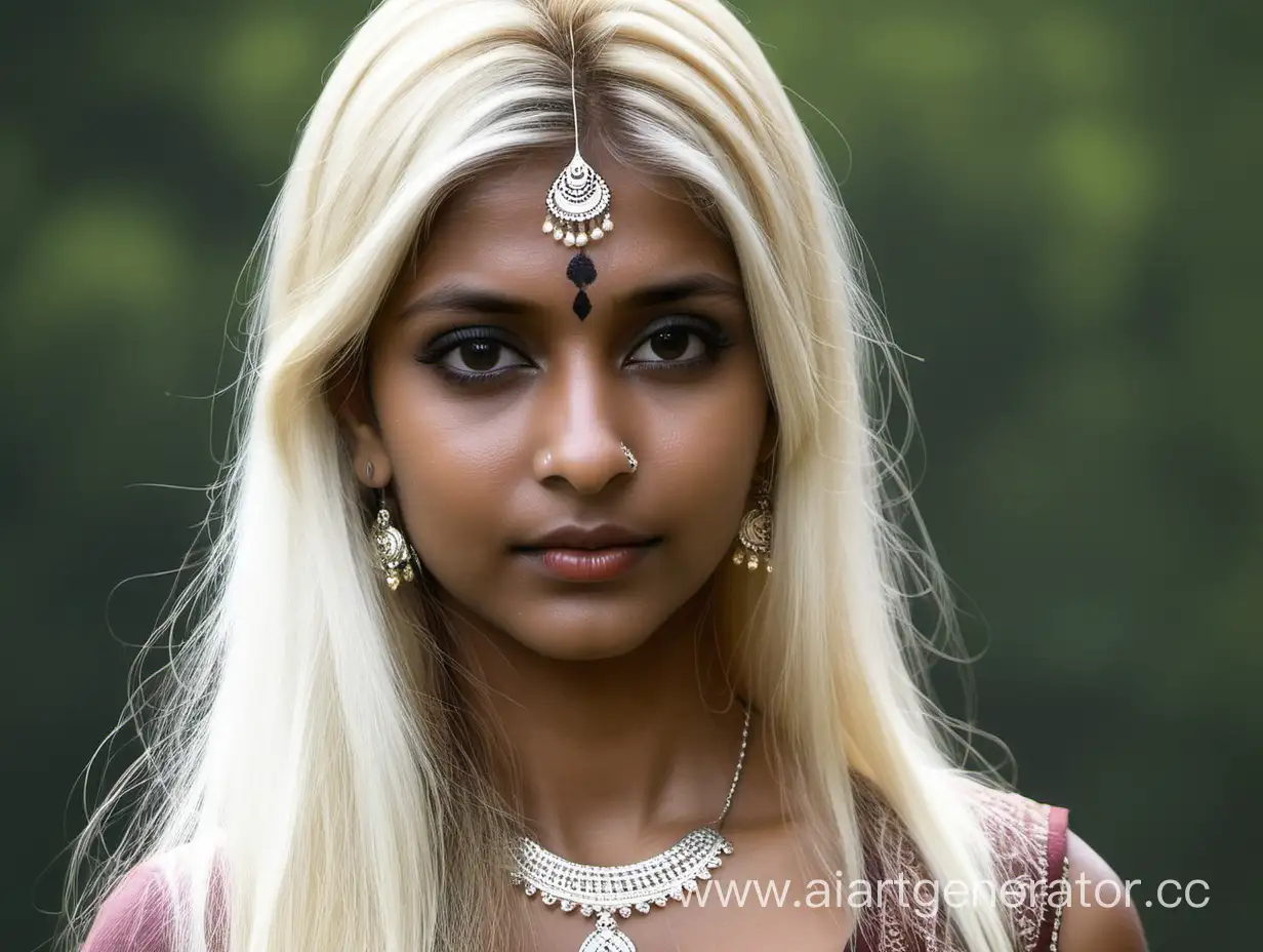 Indian blonde