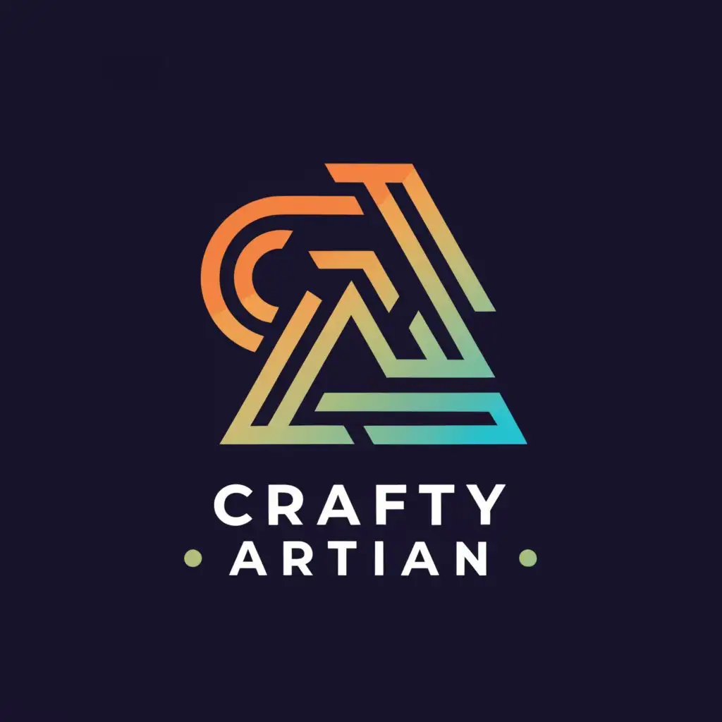 a logo design,with the text "Crafty Artisan", main symbol:CA,Moderate,be used in Technology industry,clear background