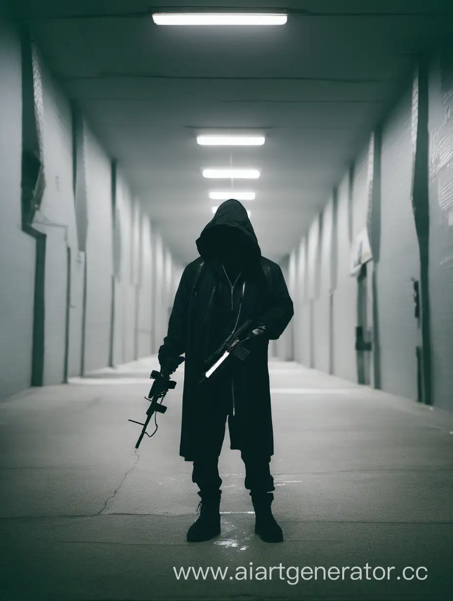 Mysterious-Figure-with-Hooded-Cloak-Holding-a-Weapon