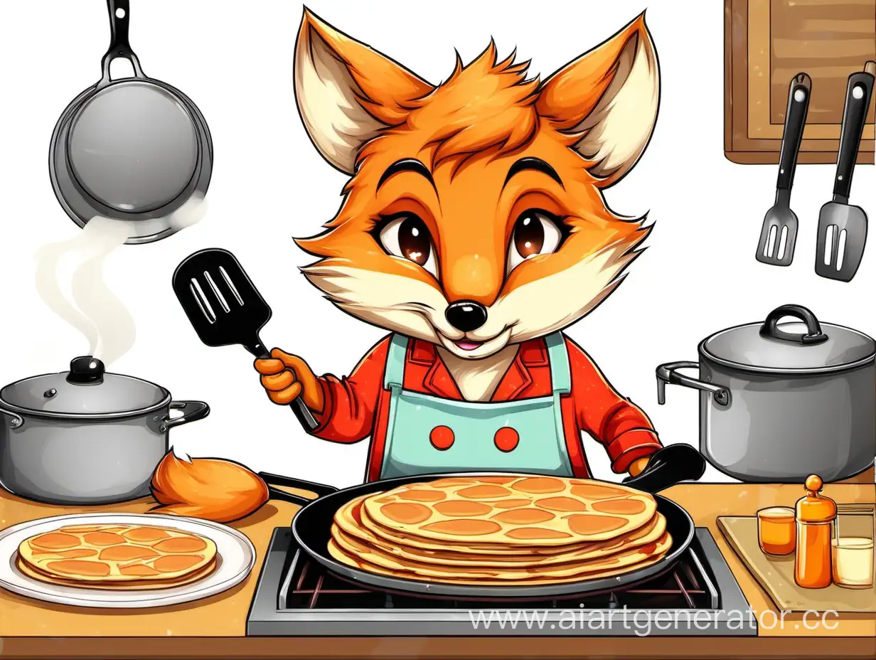 Fox-Cooking-Pancakes