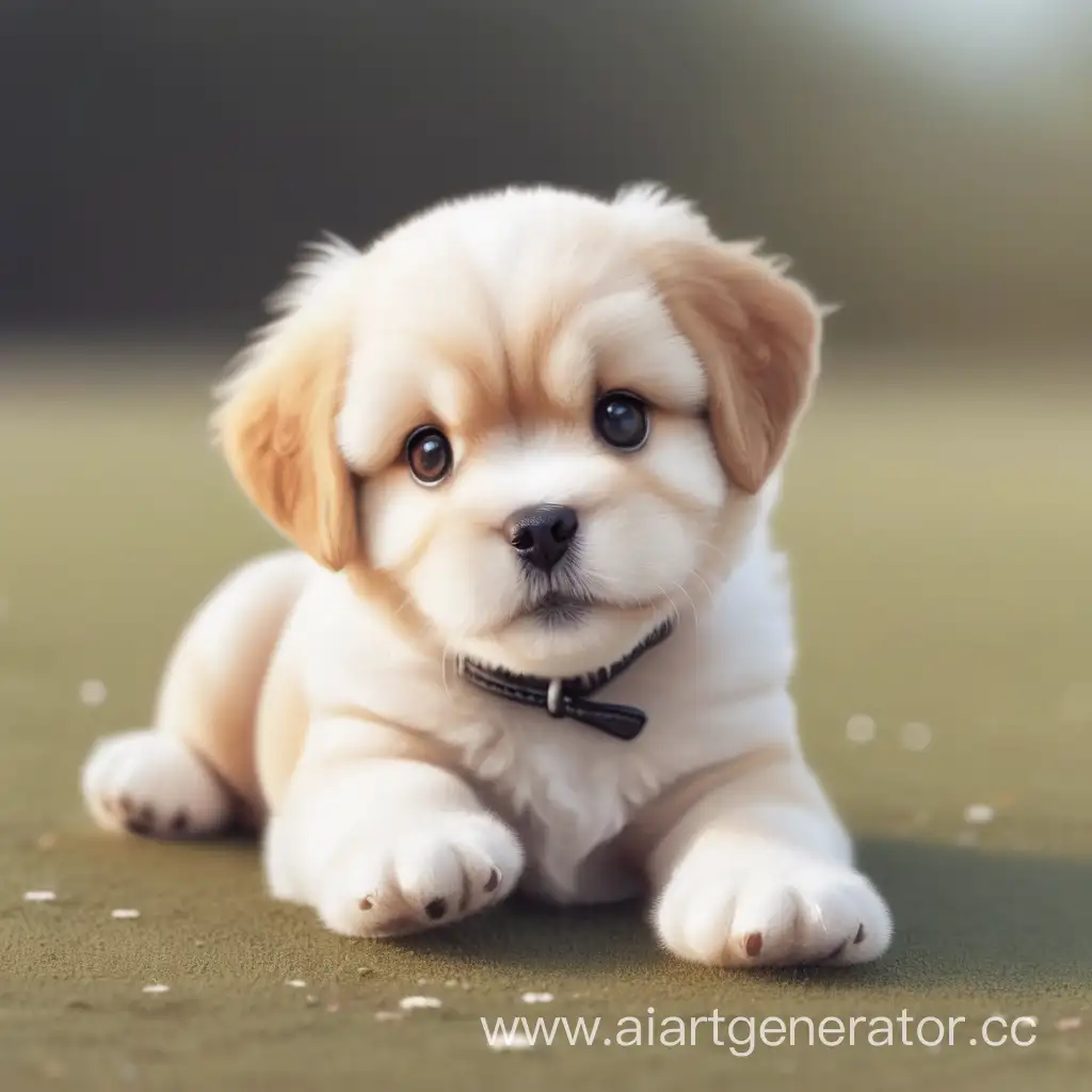 Adorable-Puppy-Playing-Fetch-in-Sunny-Park