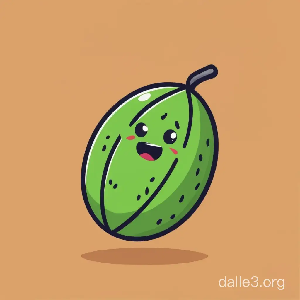 cute cartoon melon