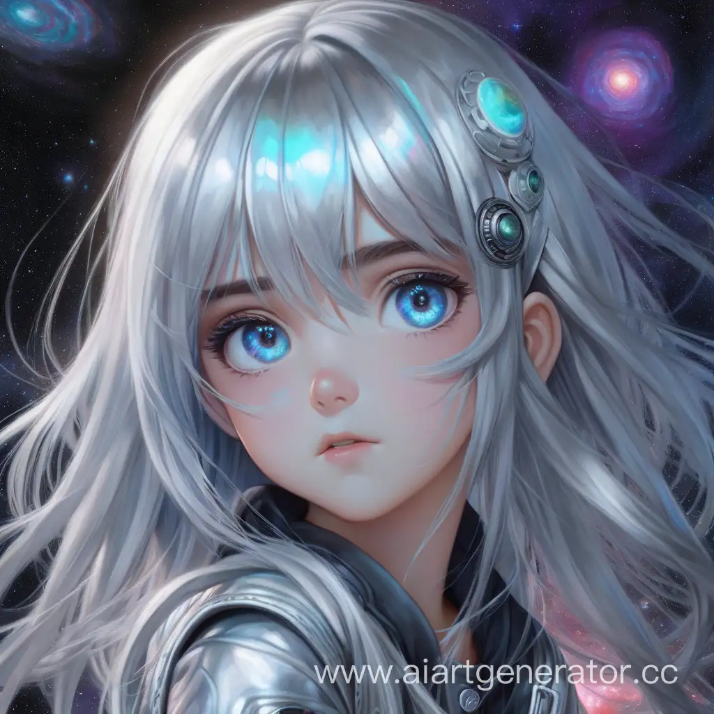 Enchanting-Girl-with-Silver-Hair-and-Cosmic-Eyes-Holding-a-Dime