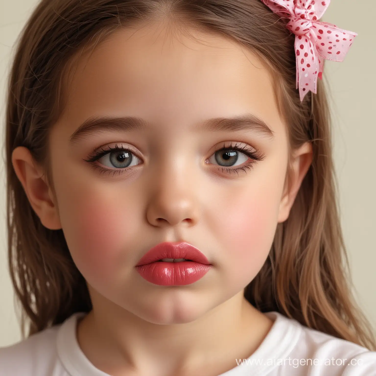 Adorable-Little-Girl-with-Bowshaped-Lips