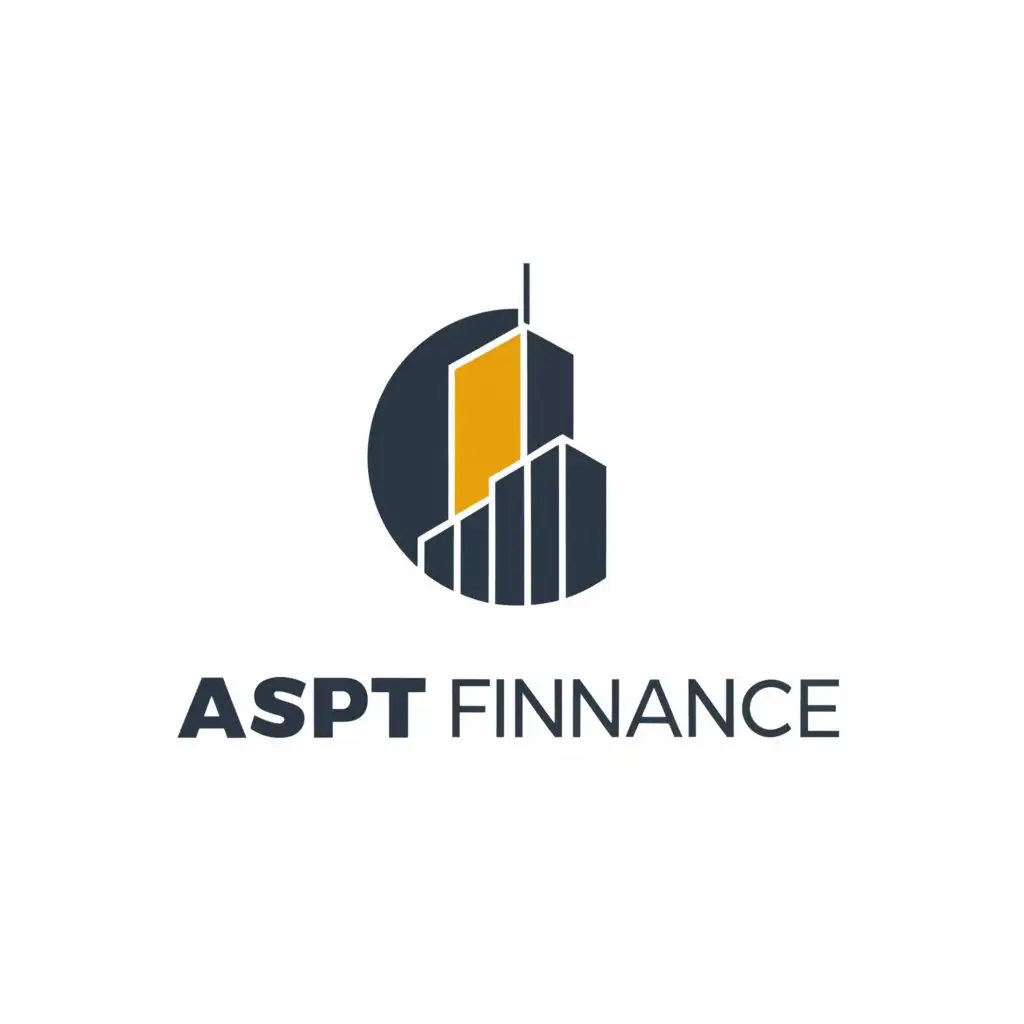 a logo design,with the text "ASPT Finance", main symbol:Skyscraper,Moderate,be used in Finance industry,clear background