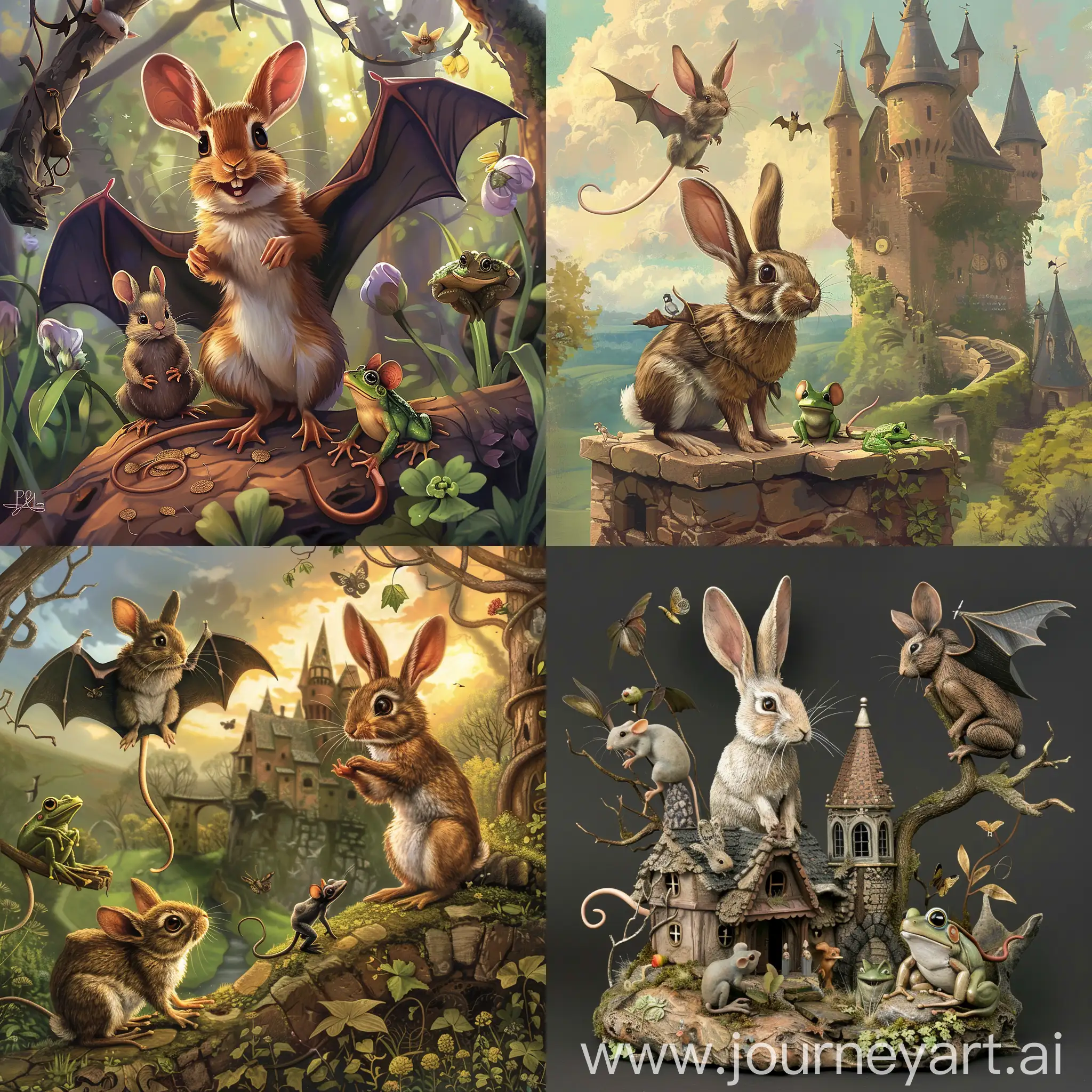 Enchanted-Forest-Friends-Rabbit-Mouse-Bat-and-Frog-Adventure