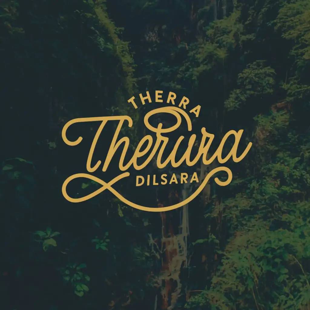 logo, Travel, with the text "THENURA DILSARA", typography