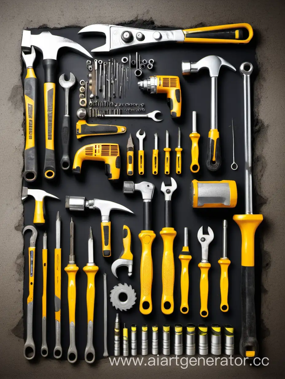 Construction-Tool-Repair-Workshop-Mechanics-Fixing-Equipment