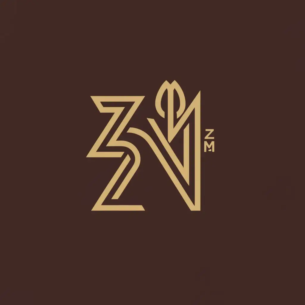 a logo design,with the text "Z M", main symbol:Tulip,complex,be used in Beauty Spa industry,clear background