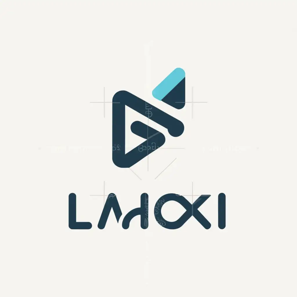 a logo design,with the text "lahoki", main symbol:Play Button,Minimalistic,be used in Technology industry,clear background