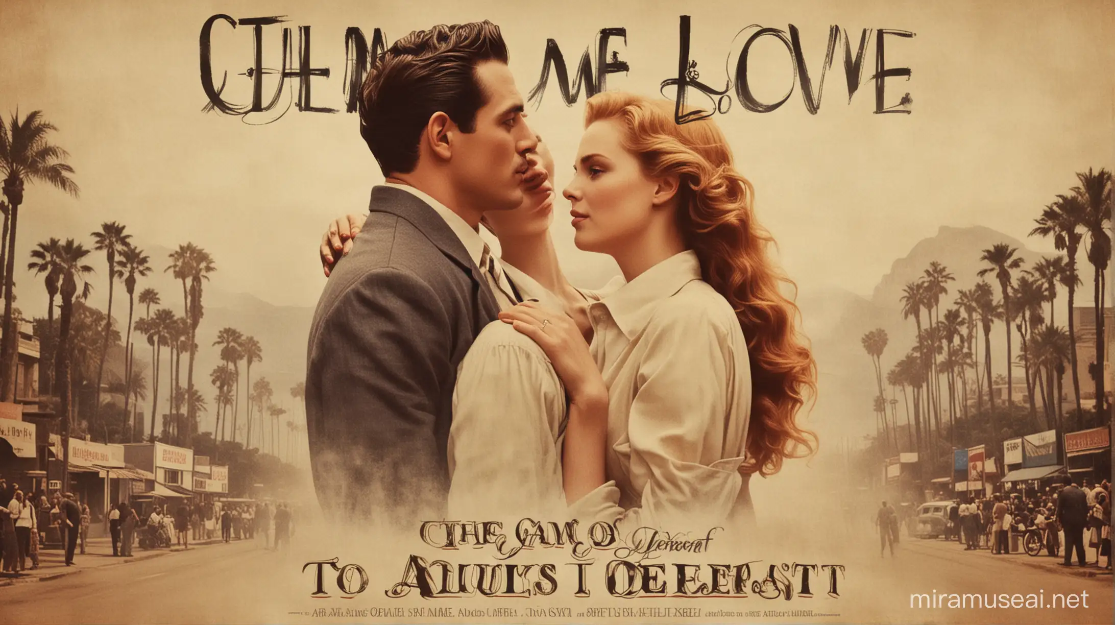 Hollywood film style poster

The game of love always leads to defeat.