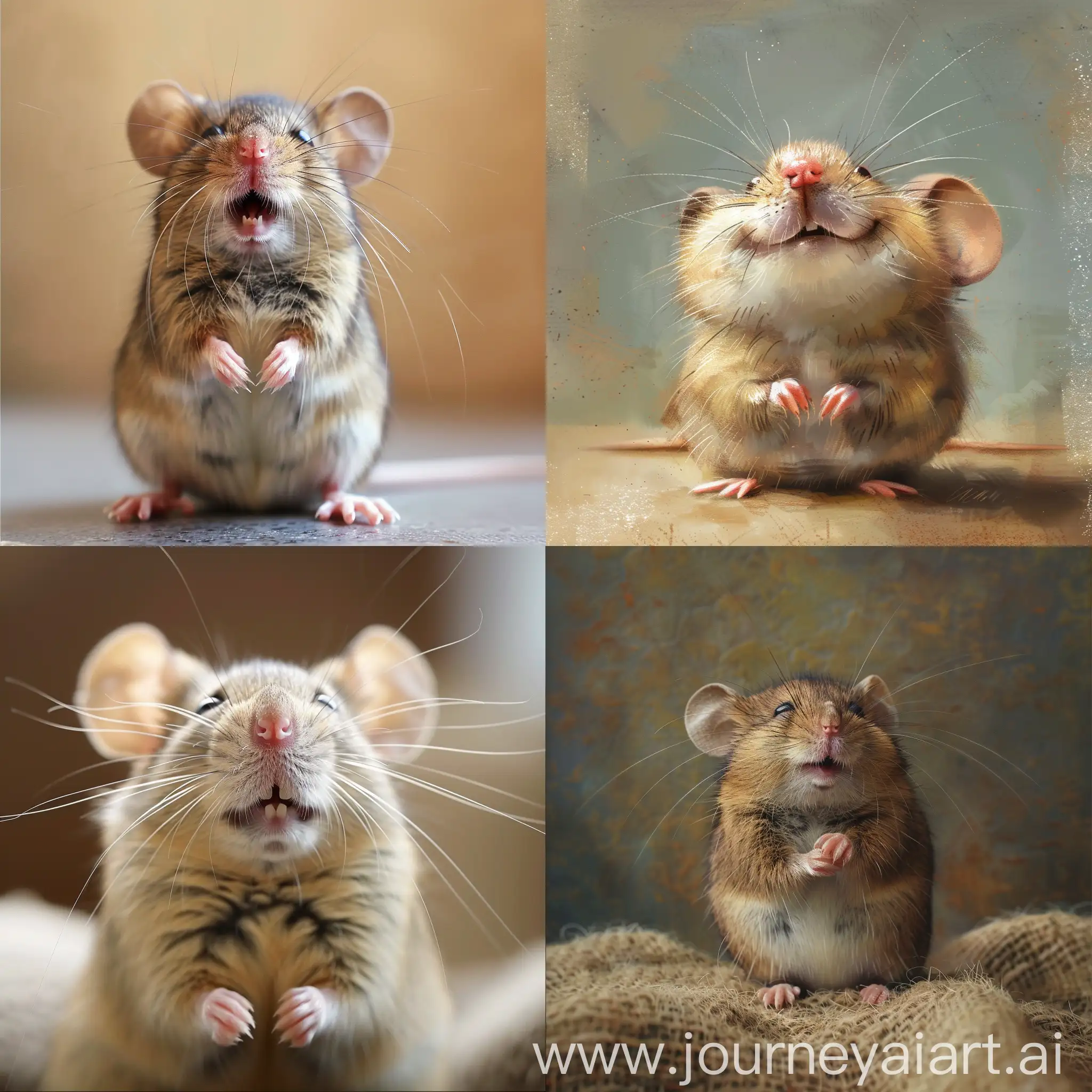 Cheerful-Mouse-Playing-in-Sunlit-Meadow