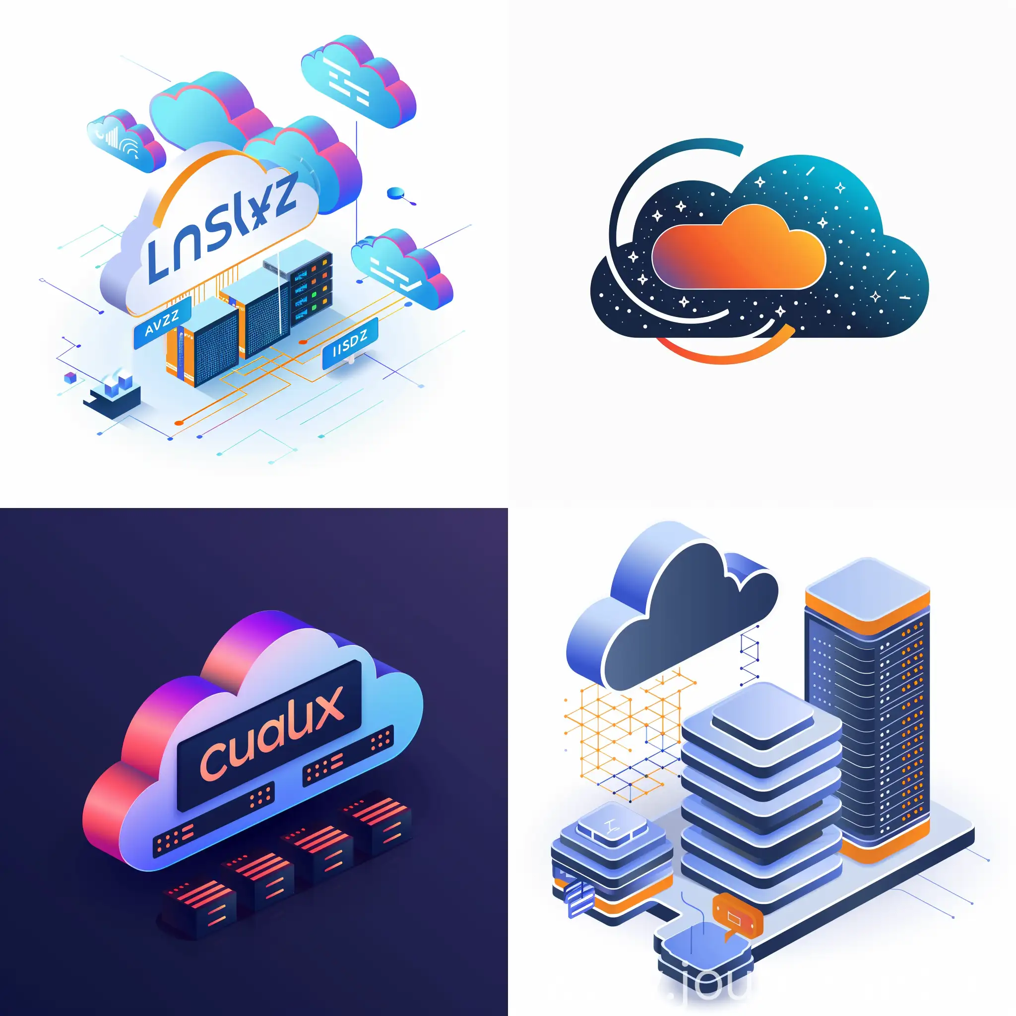 云账户服务商logo，提供aws，azure，linode各种云服务账户