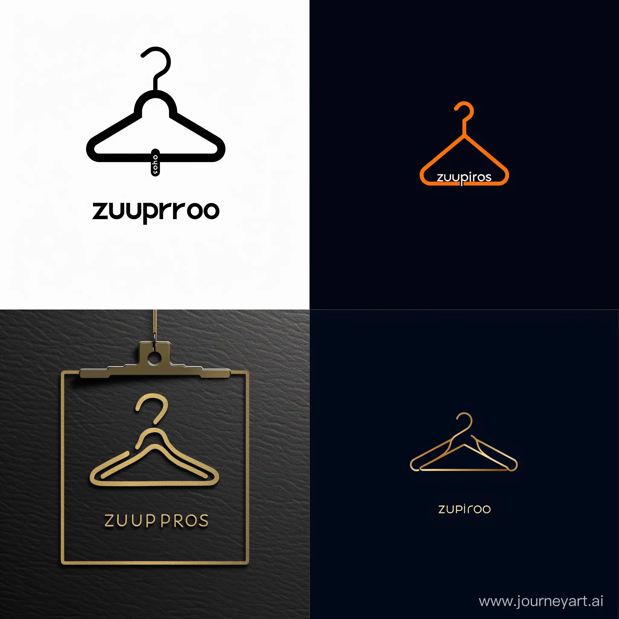 Modern-Zupiros-Logo-Design-with-Hanger-Symbol