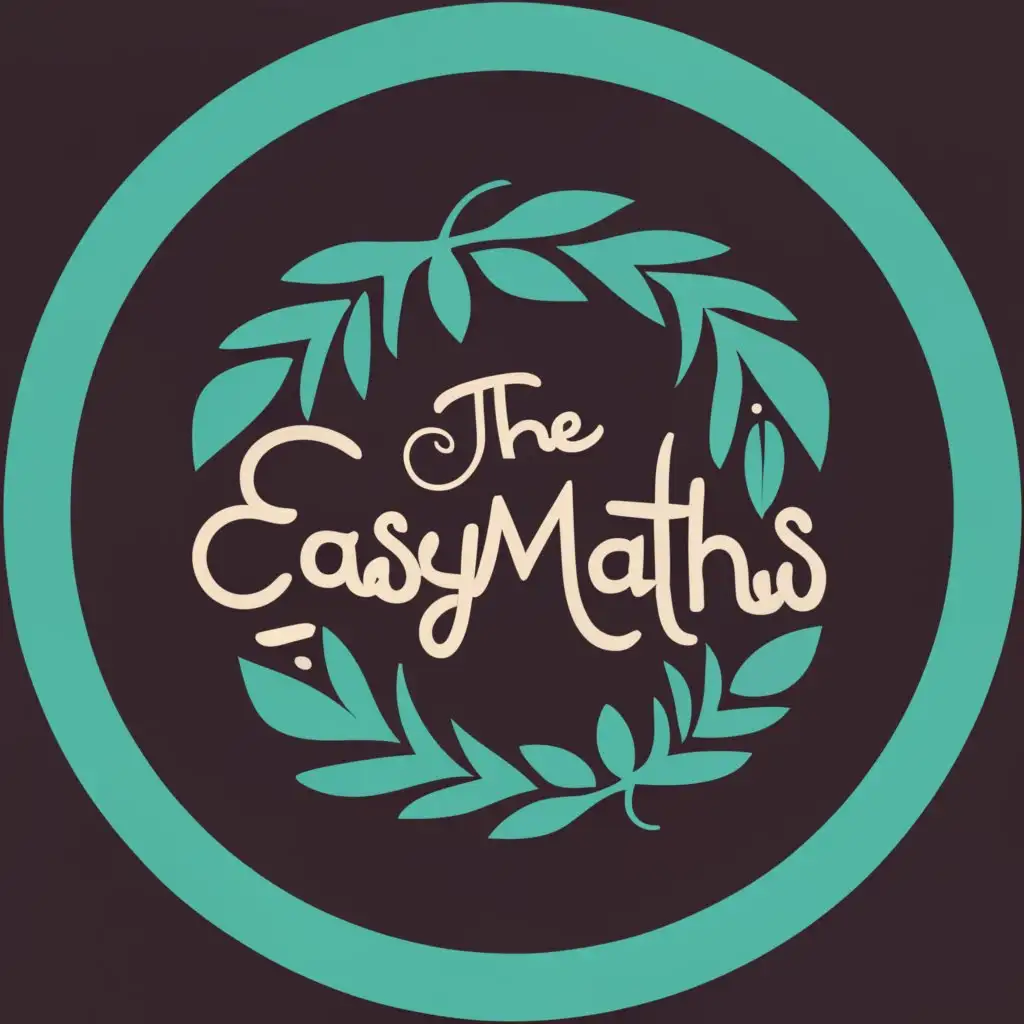logo, The EasyMaths, with the text "The EasyMaths", typography, be used in Education industry