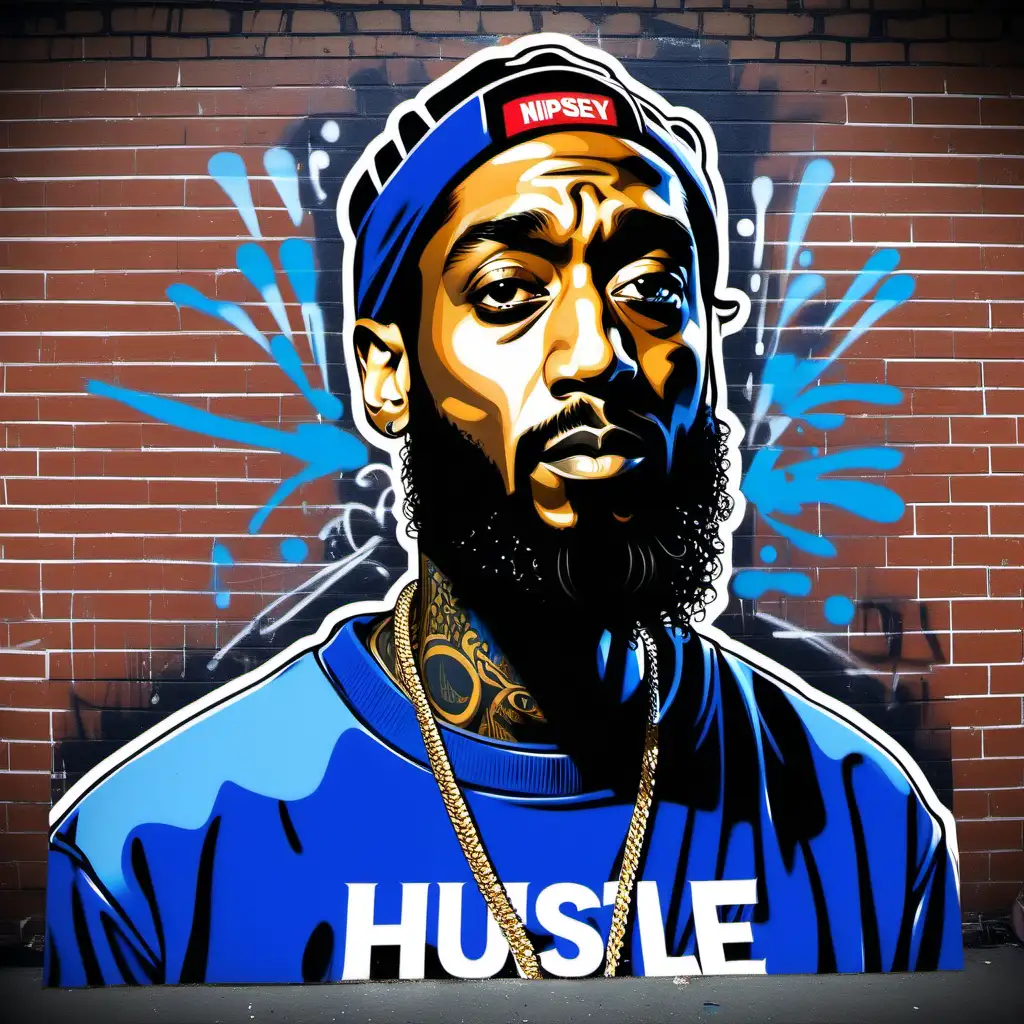 Nipsey hustle graffiti style true hip hop