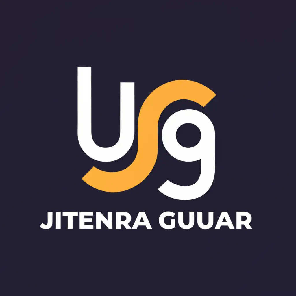 LOGO-Design-For-Jitendra-Gurjar-Clear-and-Modern-with-JG-Symbol
