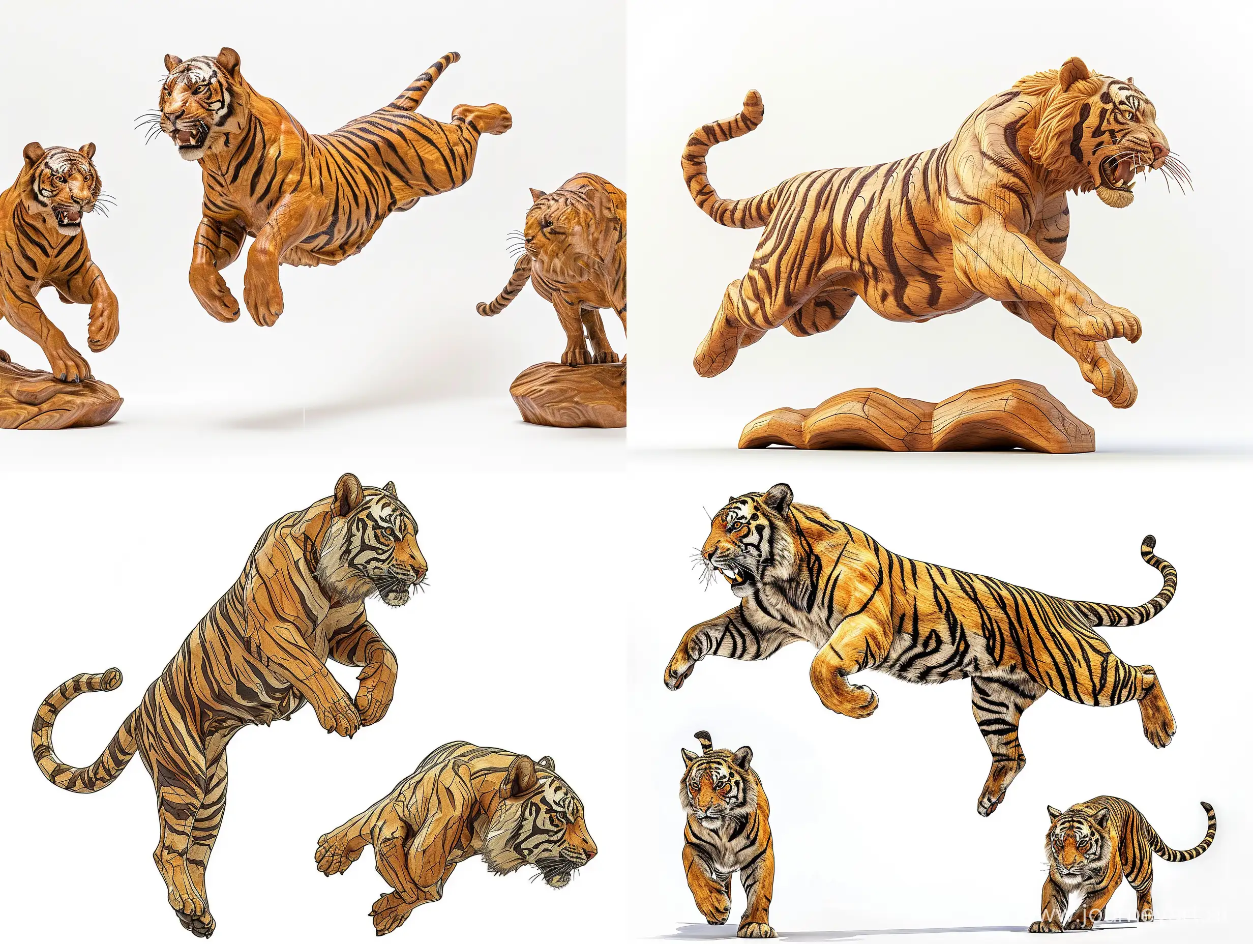 Dynamic-Tiger-Wood-Carving-Sculpture-Realistic-8K-Render