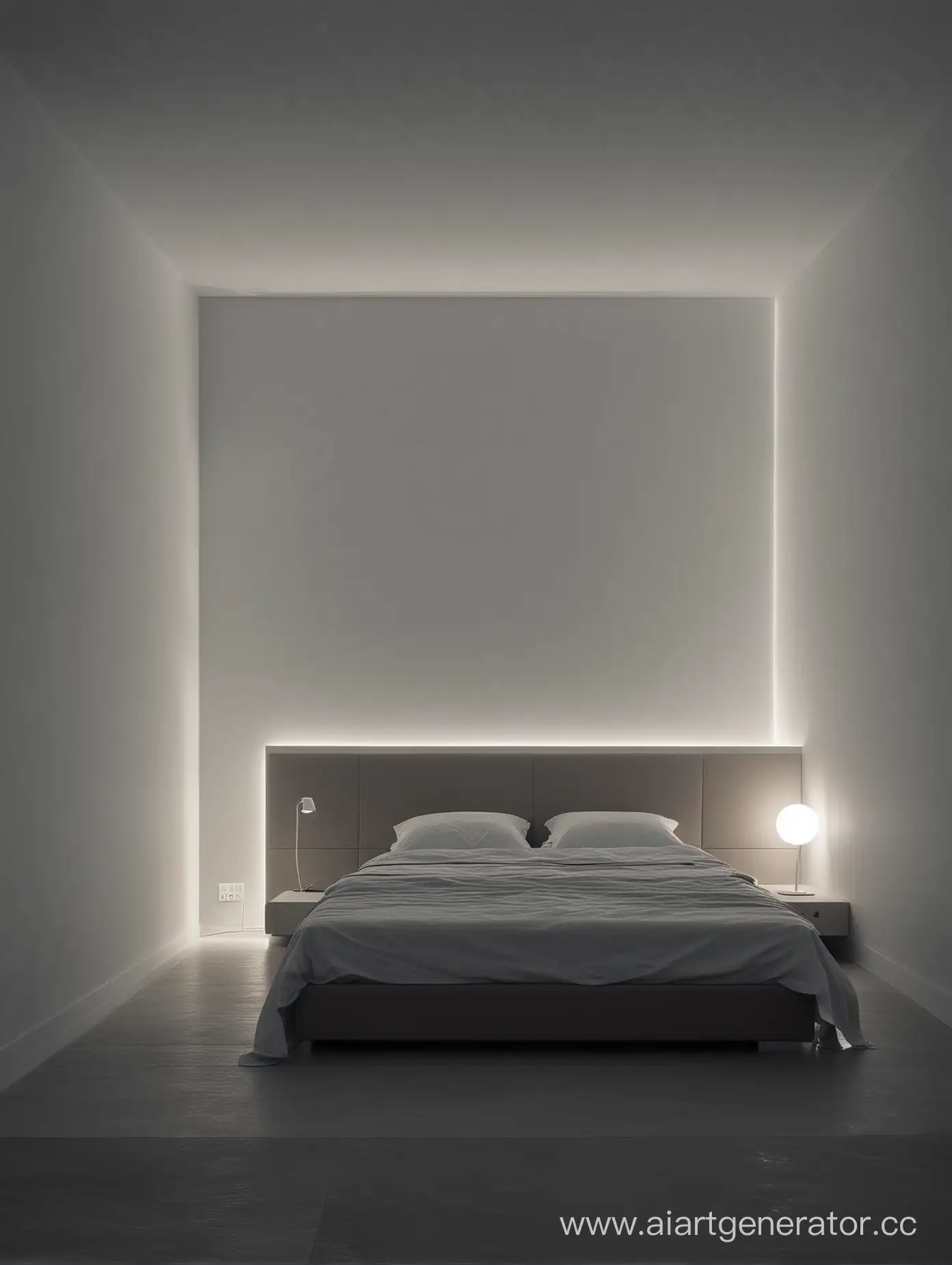 Minimalist-Nighttime-Room-Interior