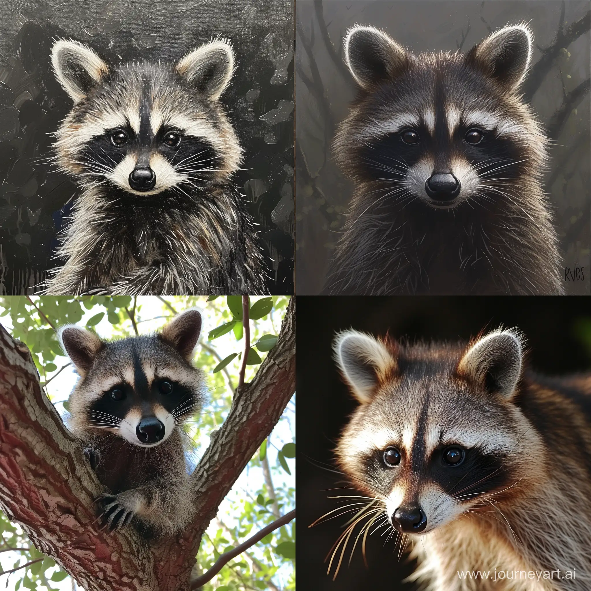 Adorable-Raccoon-Versus-Vibrant-Sunset-in-11-Aspect-Ratio-Wildlife-Photography