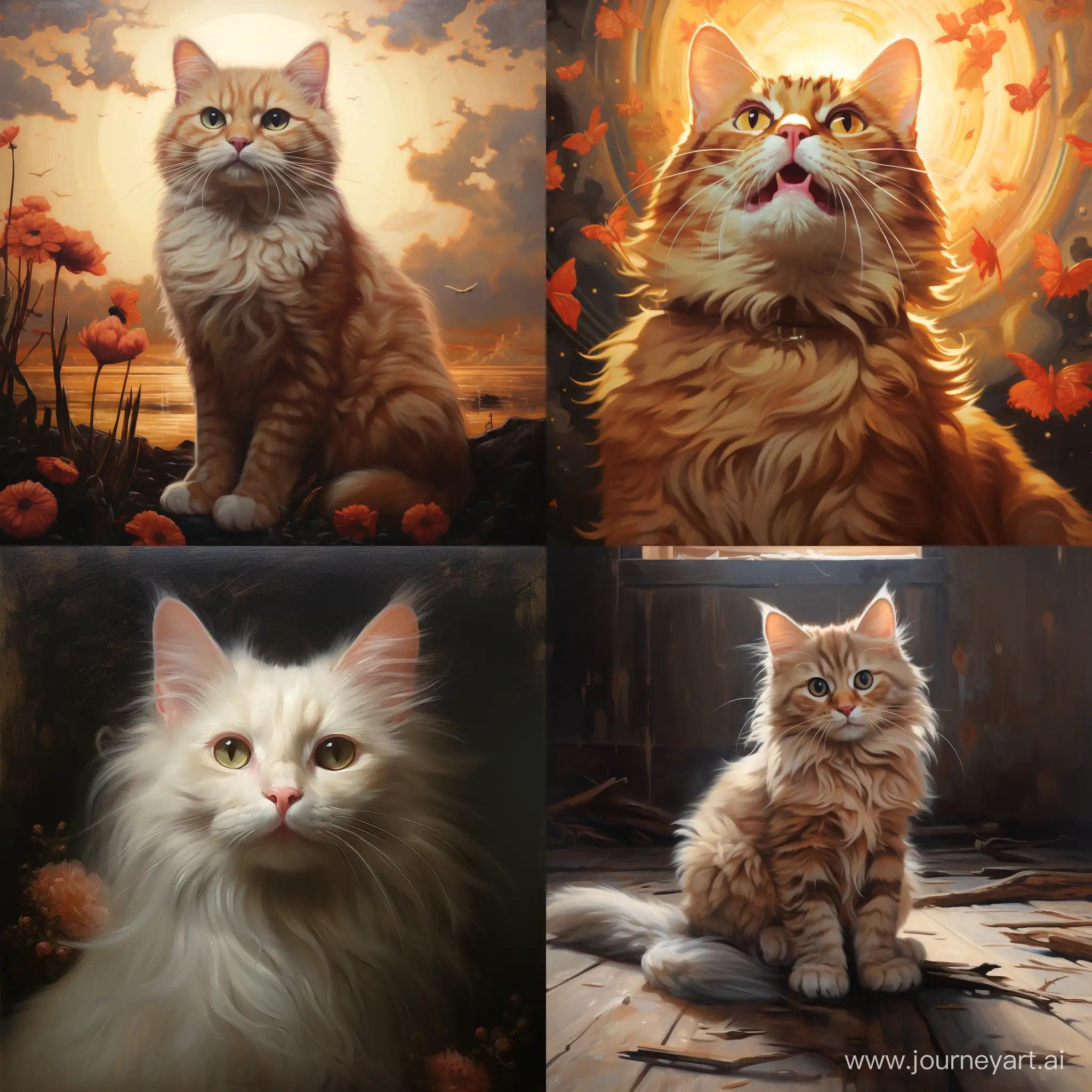 Adorable-Cat-Portrait-in-Artistic-Square-Format