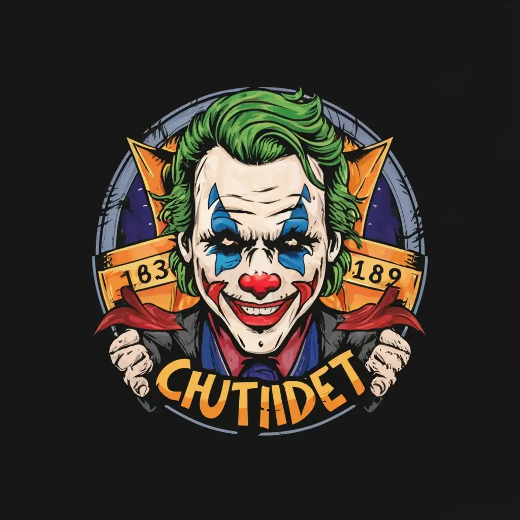logo, Joker, with the text """"
Chutidet

"""", typography