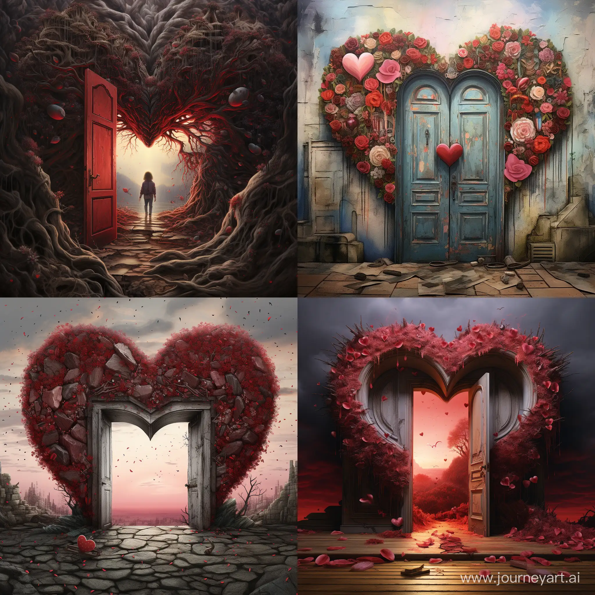 Enchanting-Hearts-Door-Artwork-with-11-Aspect-Ratio