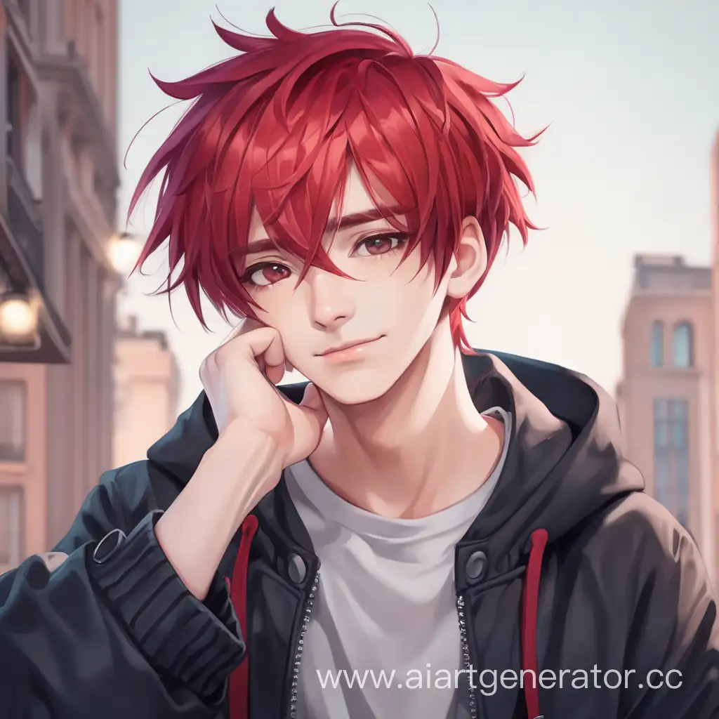 Adorable-RedHaired-Guy-with-a-Calm-Demeanor