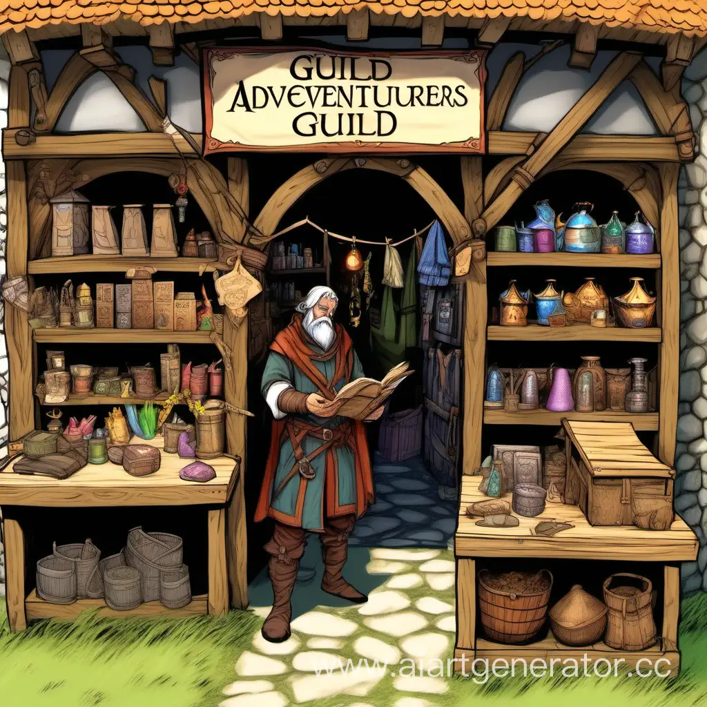 Guild-Master-Assigning-Quests-in-Medieval-Marketplace