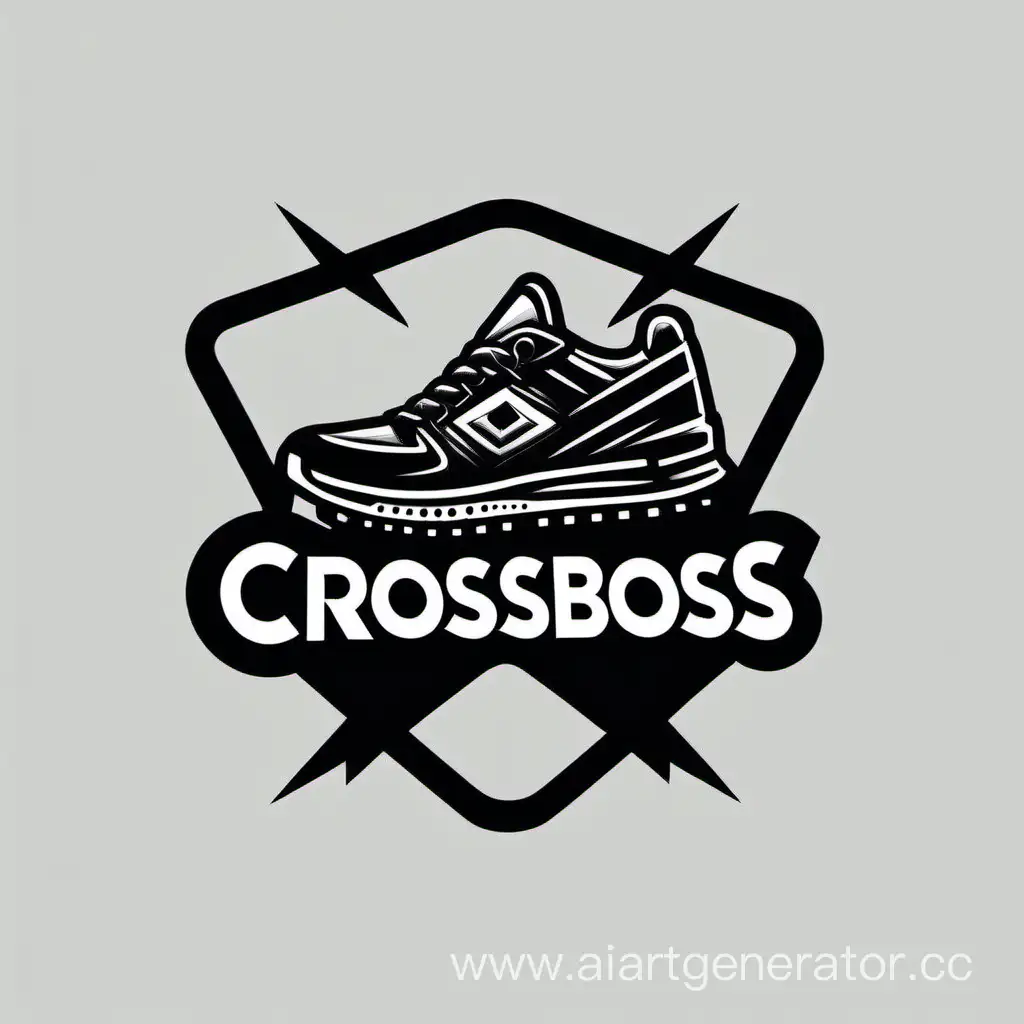 логотип для магазина кроссовок с названием crossboss