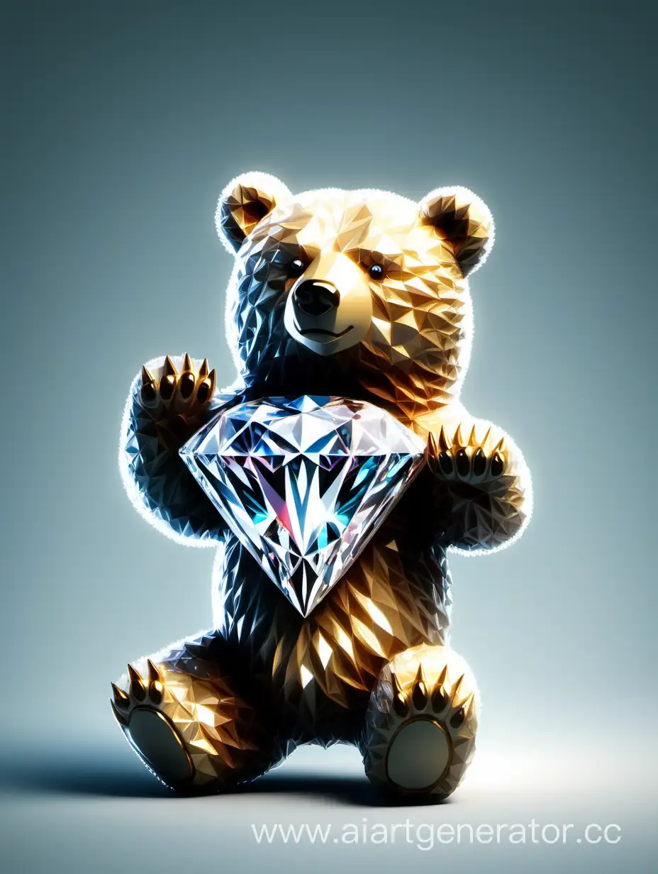 Sparkling-Diamond-High-Bear-Sculpture