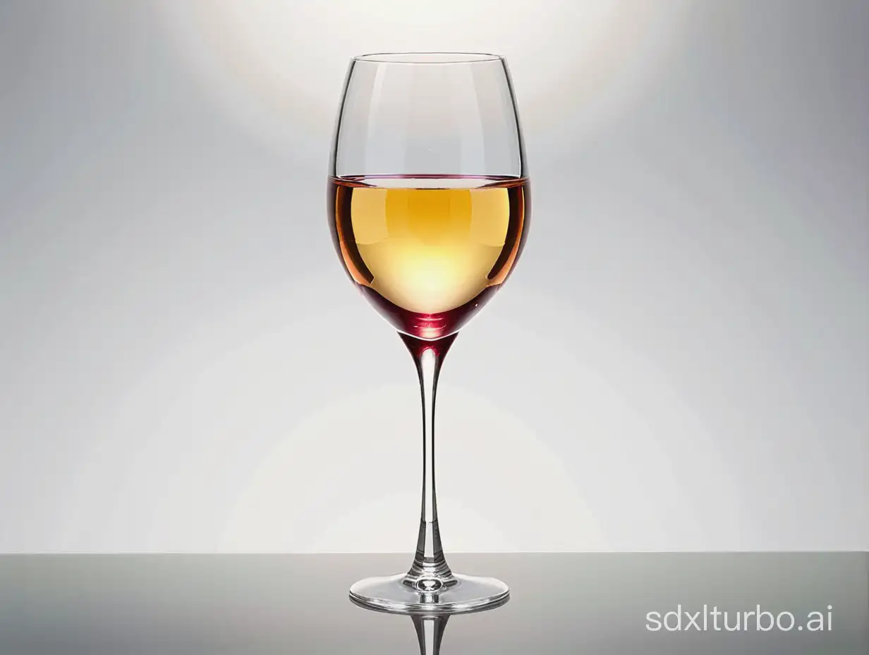 Elegant-Wine-Glass-on-Polished-Wooden-Table