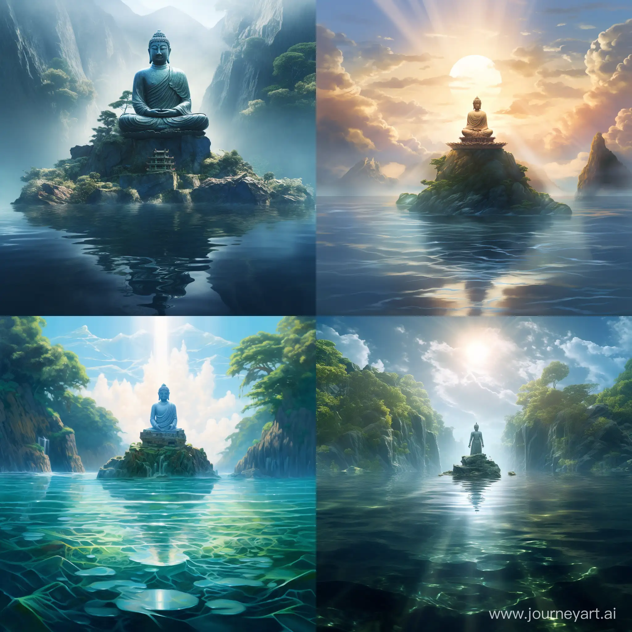 Tranquil-Buddha-Island-Serenity-Illuminated-by-Divine-Light