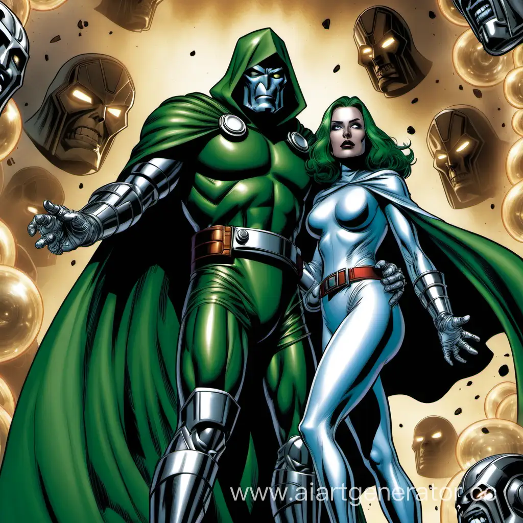Doctor-Doom-and-Rachel-Roth-from-DC-Comics-TeamUp-in-a-Fiery-Showdown